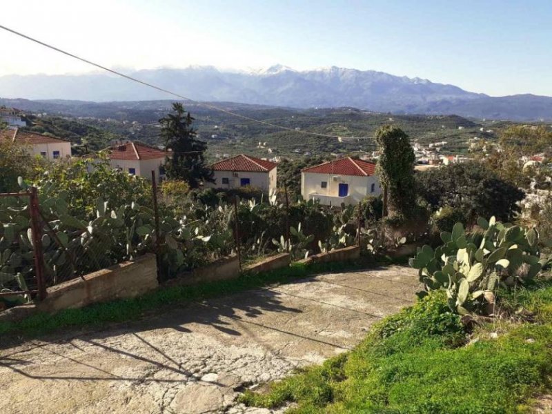 Plaka Chania Grundstück mit Meerblick an seltener Stelle – im Dorf Plaka Grundstück kaufen